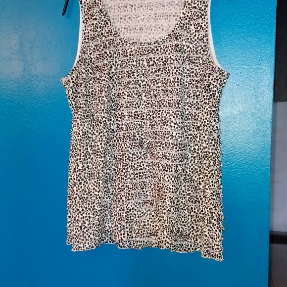 Chico's Tops - Chico's layered tank. Black and white.New condition. Size 2 which is Large